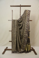 Kashish Cream HBP Modal Silk Saree - SRKCMSS541
