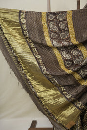 Kashish Cream HBP Modal Silk Saree - SRKCMSS541