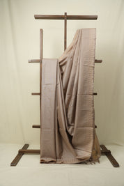 Grey Tussar Silk Saree - SRGTSS1892