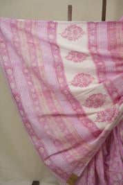 Pink HBP Cotton Saree - SRPCS3296