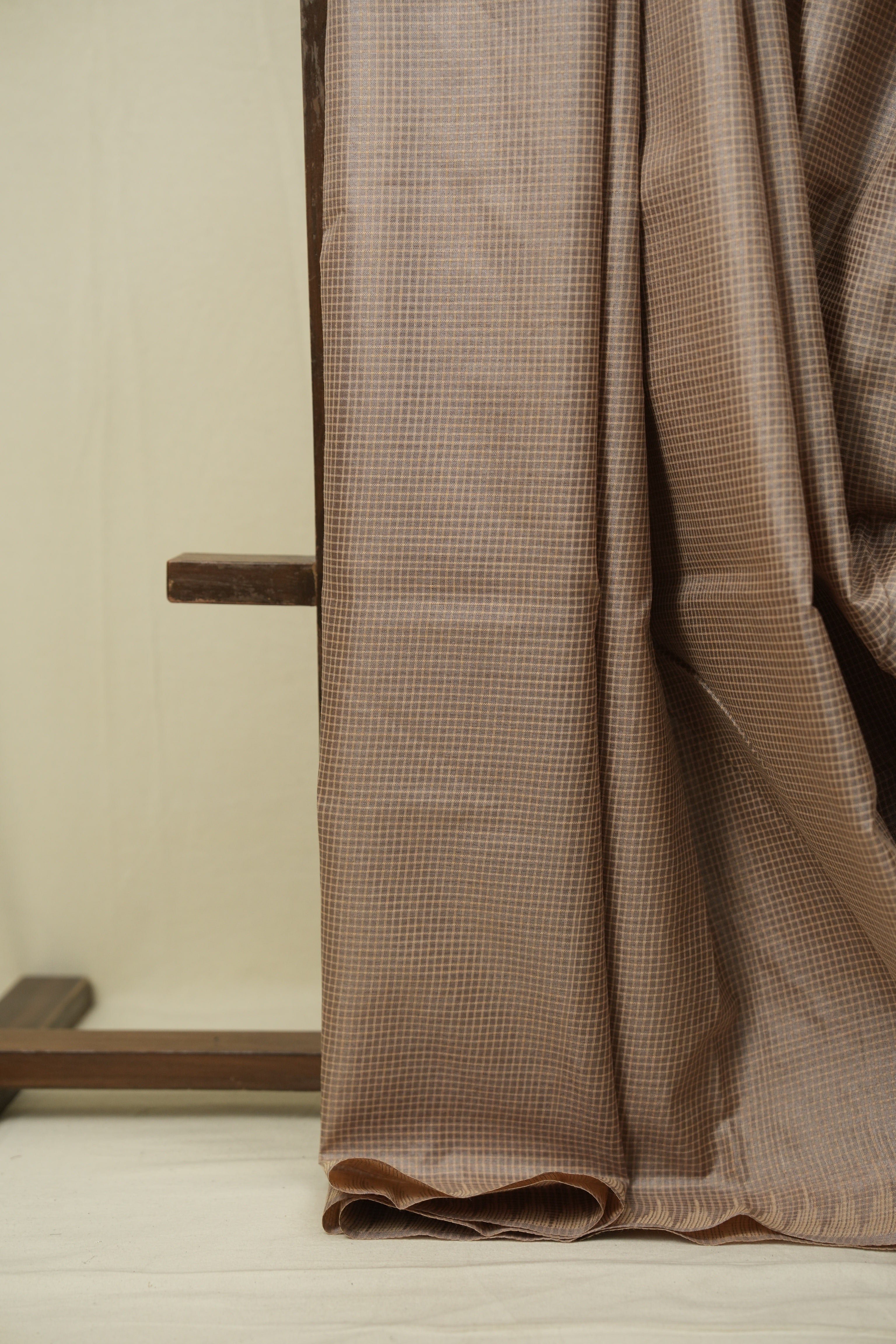 Grey Tussar Silk Saree - SRGTSS1892