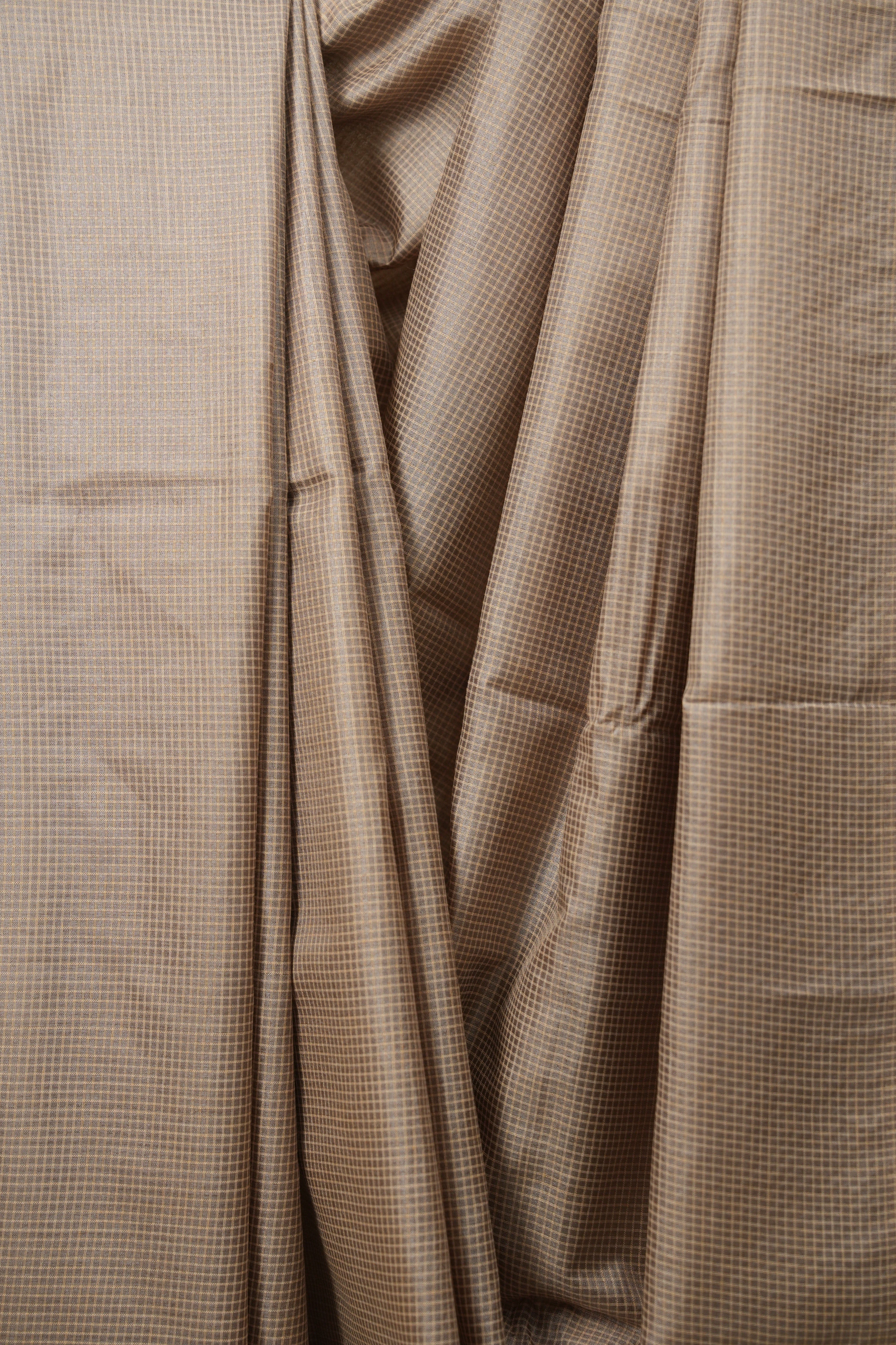 Grey Tussar Silk Saree - SRGTSS1892