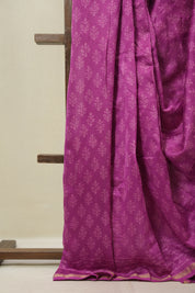 Pink HBP Cotton Silk Saree with Chanderi Border - SRPCSS1646
