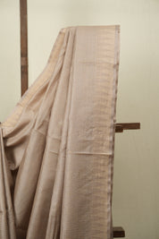 Grey Tussar Silk Saree - SRGTSS1892