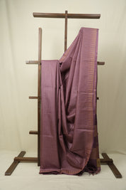 Purple Tussar Silk Saree - SRPTSS1893