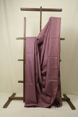 Purple Tussar Silk Saree - SRPTSS1893