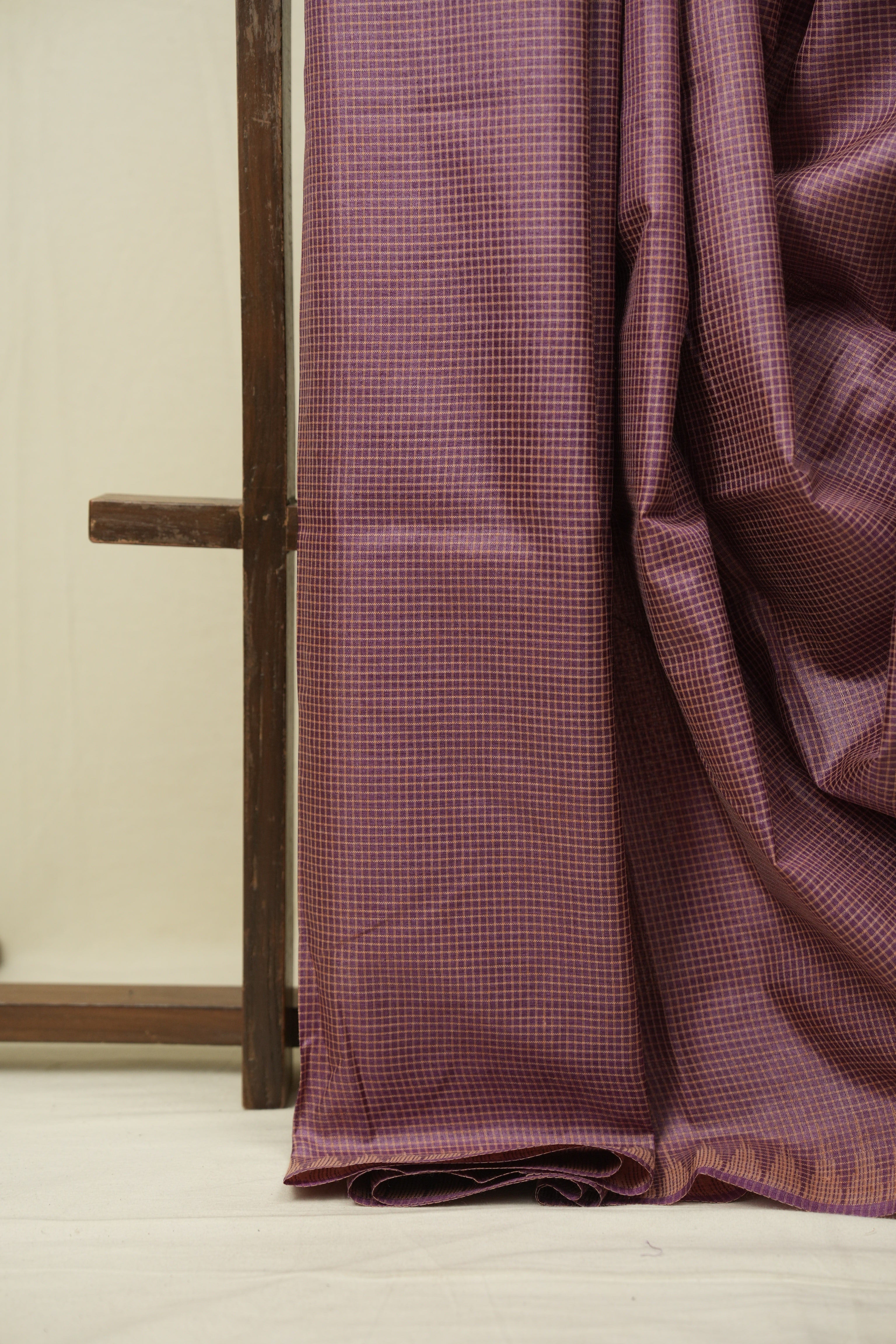 Purple Tussar Silk Saree - SRPTSS1893