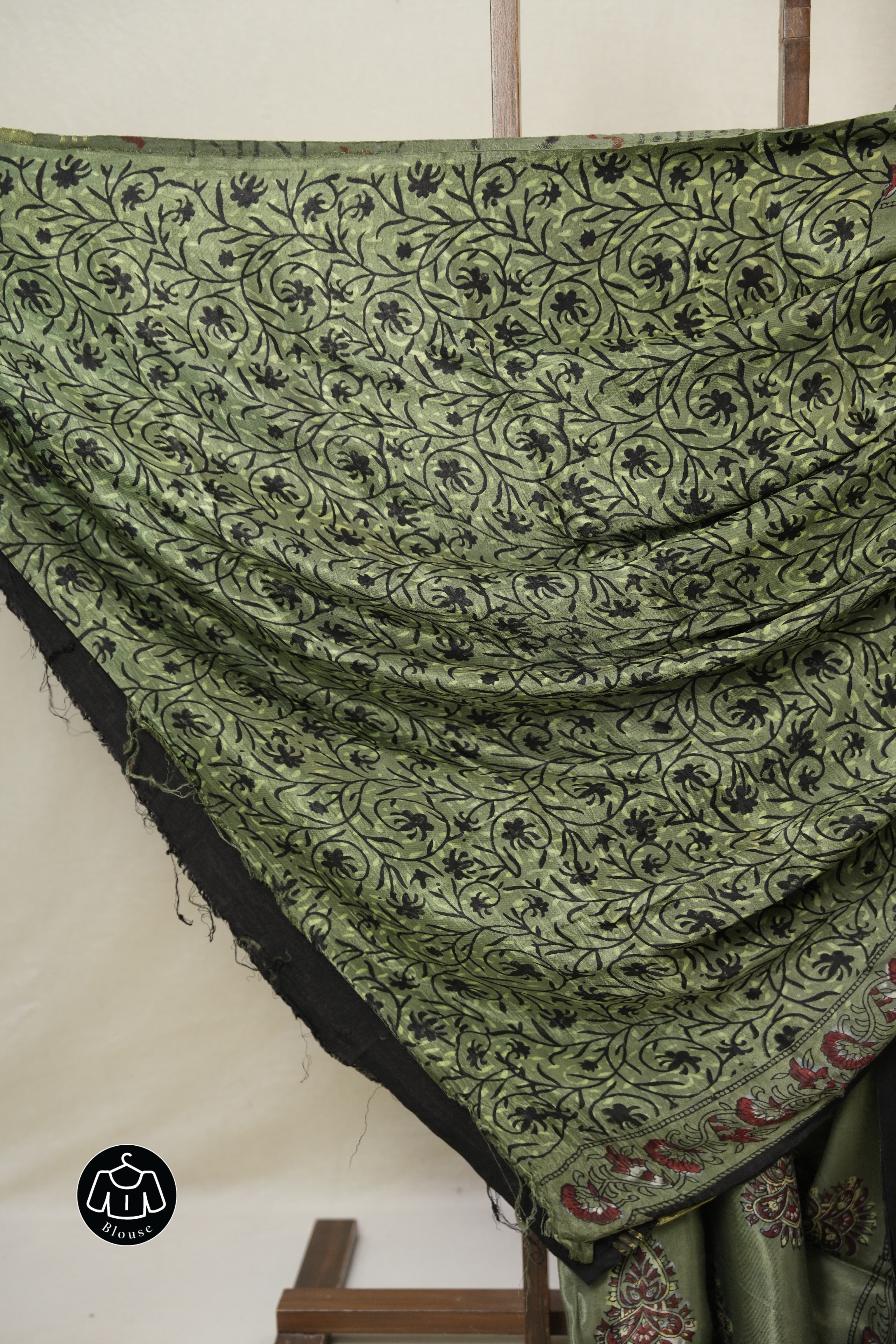 Moss Green HBP Modal Silk Saree - SRMGMSS542