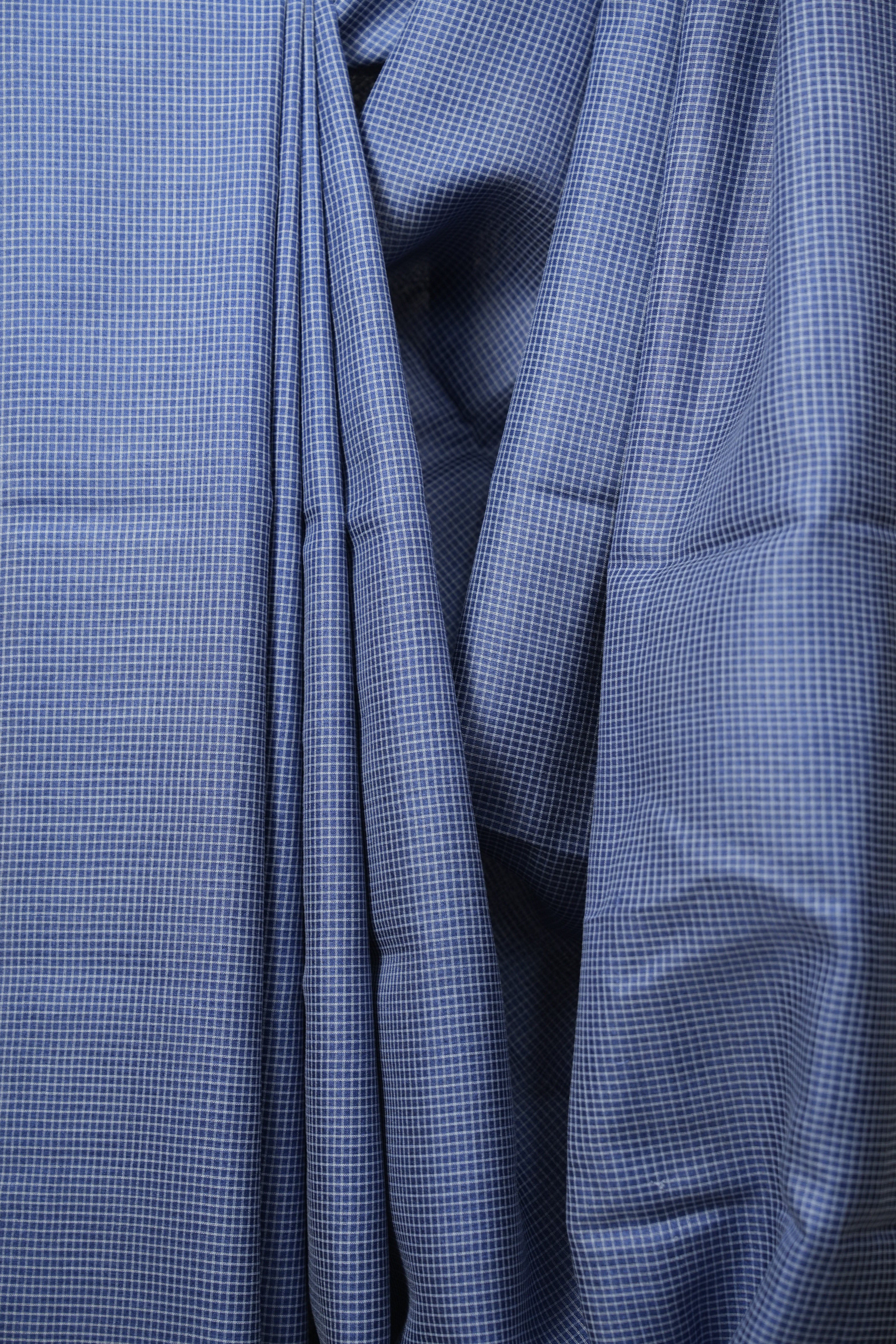 Slate Blue Tussar Silk Saree - SRSBTSS1894