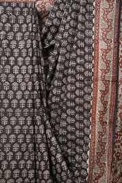 Black n White HBP Cotton Saree - SRBNWCS2801