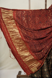 Black HBP Modal Silk Saree - SRBMSS543