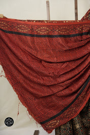Black HBP Modal Silk Saree - SRBMSS543