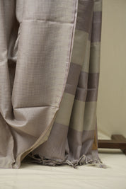 Mauve Tussar Silk Saree - SRMTSS1895