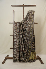 Brown HBP Modal Silk Saree - SRBMSS545