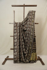 Brown HBP Modal Silk Saree - SRBMSS545