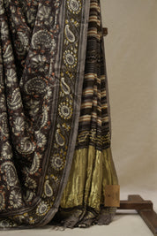 Brown HBP Modal Silk Saree - SRBMSS545