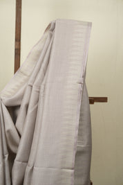 Mauve Tussar Silk Saree - SRMTSS1895