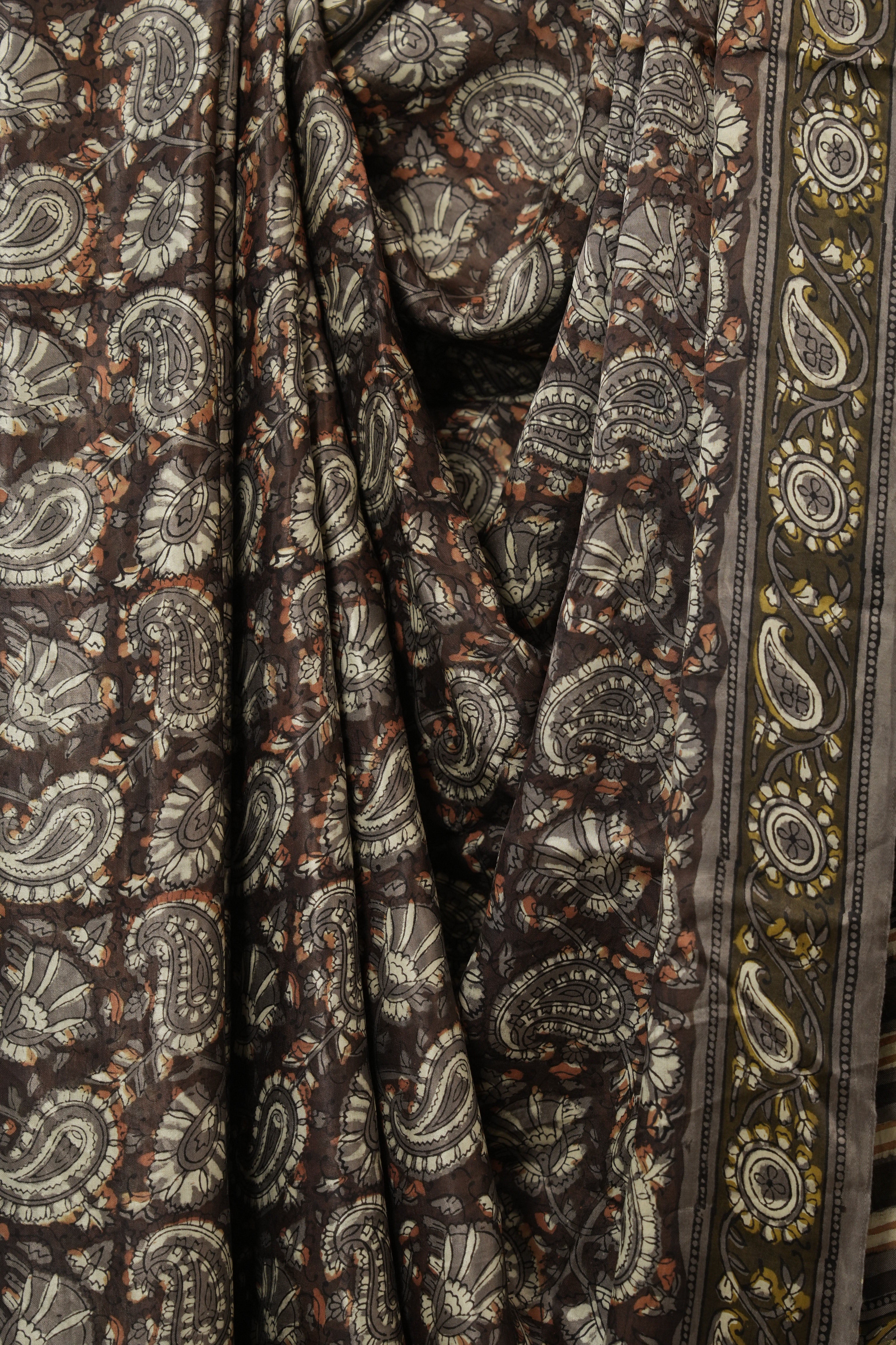 Brown HBP Modal Silk Saree - SRBMSS545