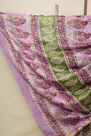 Off-White HBP Cotton Silk Saree With Maheshwari Border - SROWCSS970