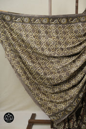 Brown HBP Modal Silk Saree - SRBMSS545