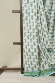 Pearl White HBP Cotton Saree - SRPWCS3344