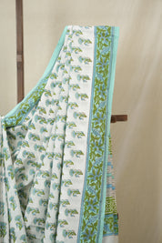 Pearl White HBP Cotton Saree - SRPWCS3344