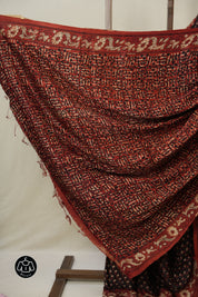 Black HBP Modal Silk Saree - SRBMSS544