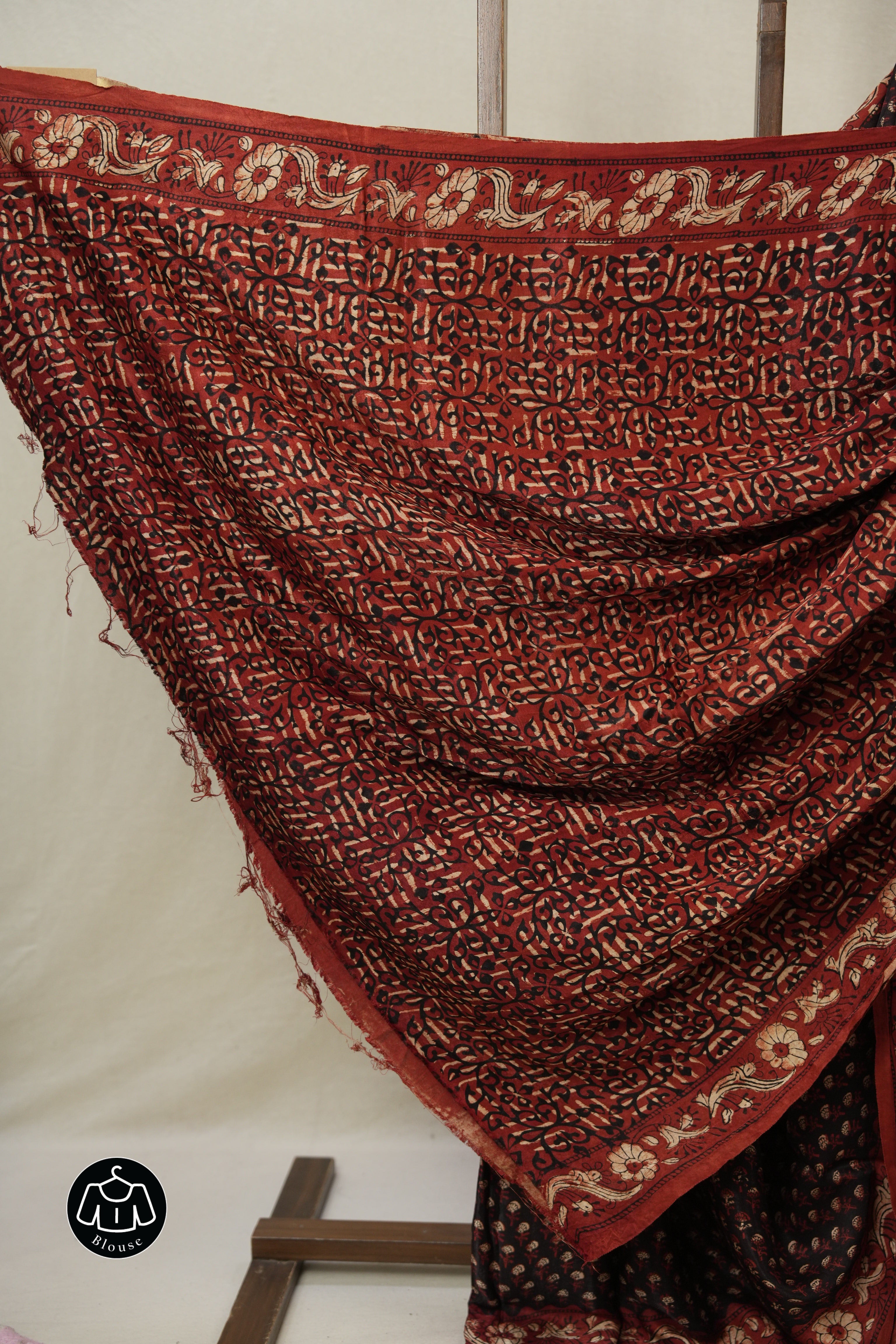 Black HBP Modal Silk Saree - SRBMSS544