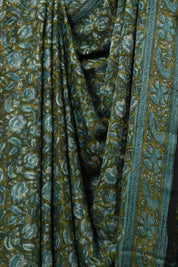 Mehendi Green HBP Modal Silk Saree - SRMGMSS546