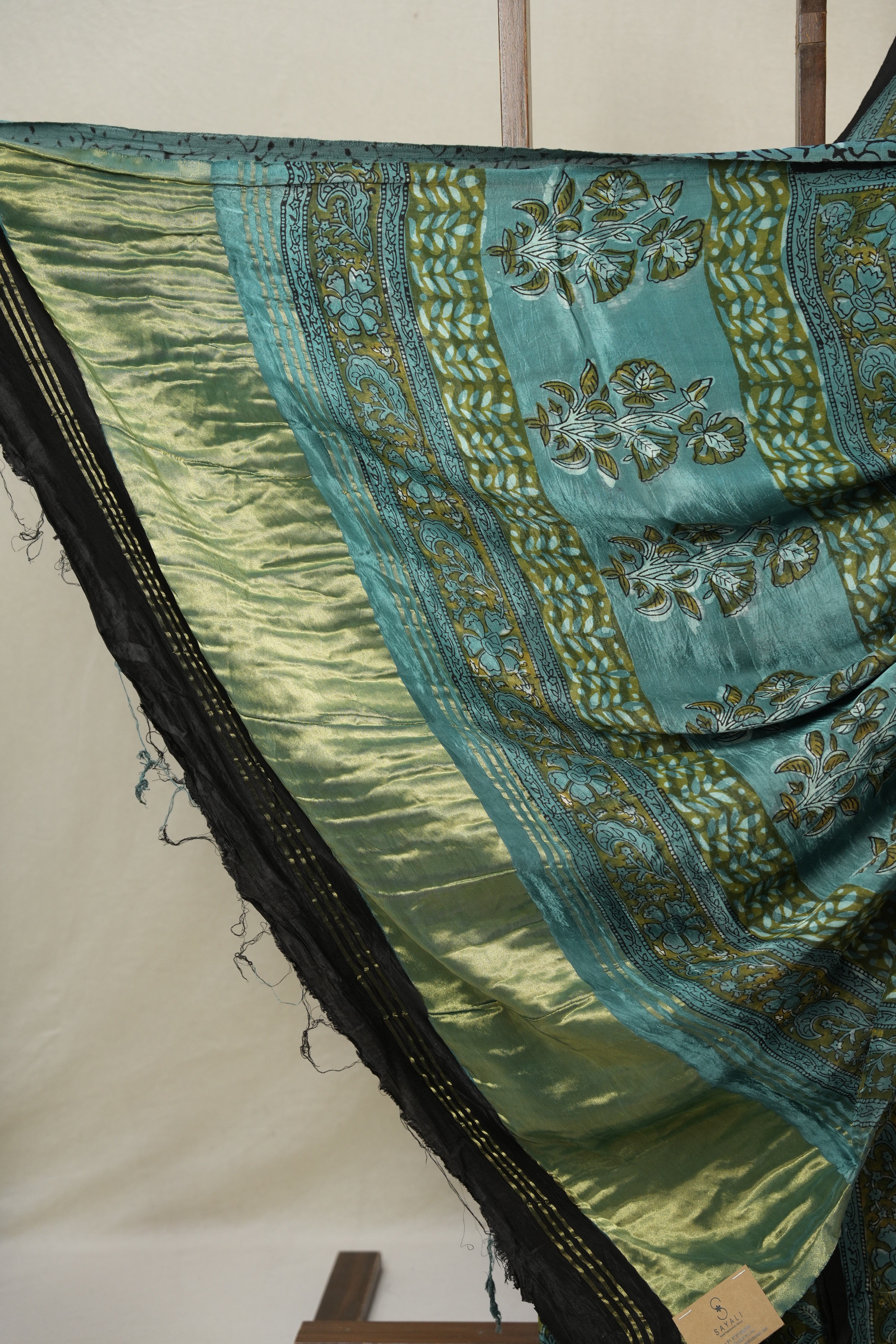 Mehendi Green HBP Modal Silk Saree - SRMGMSS546
