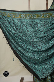 Mehendi Green HBP Modal Silk Saree - SRMGMSS546