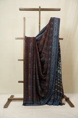Maroon HBP Modal Silk Saree - SRMMSS656