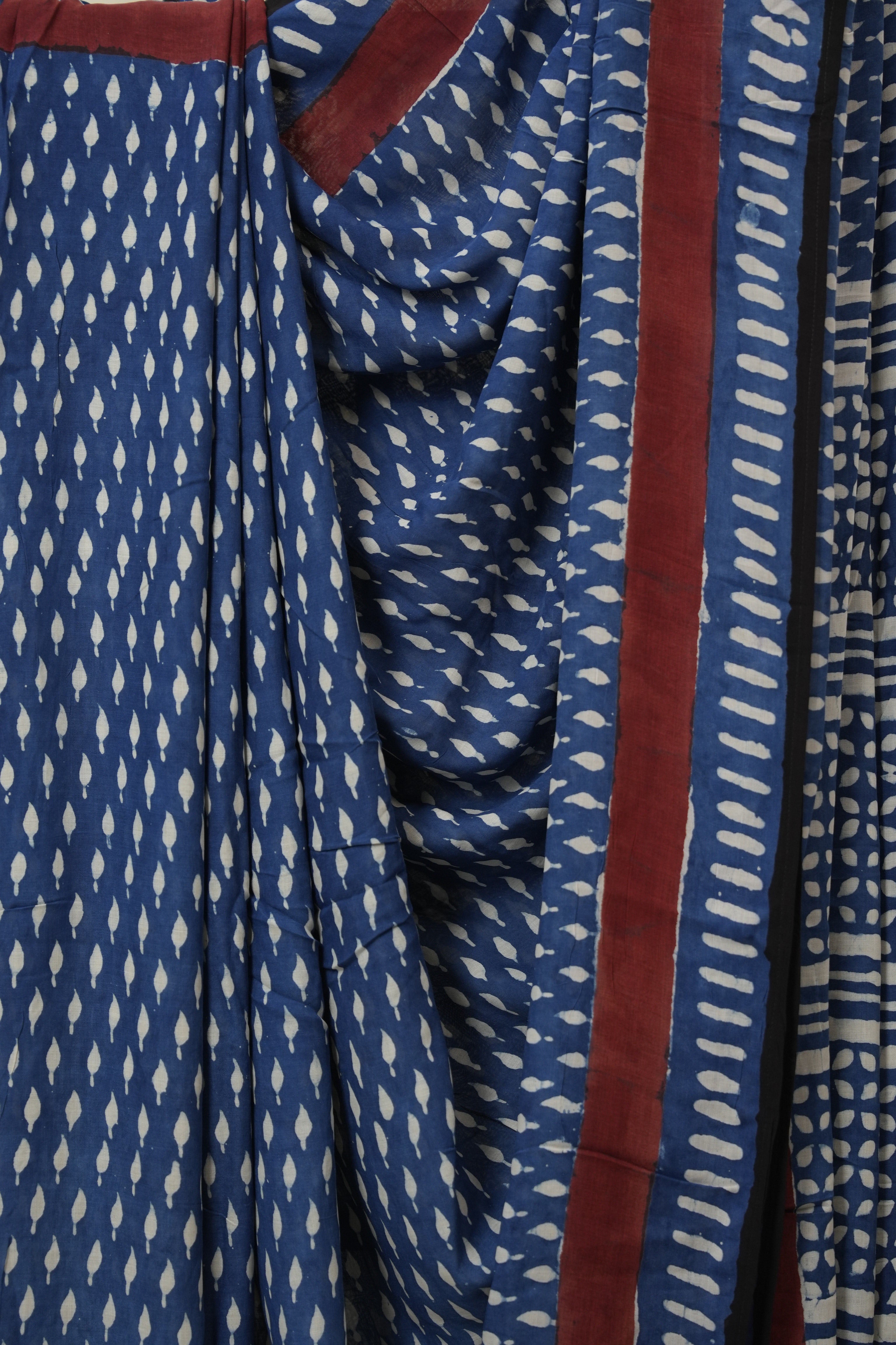 Blue Modal Silk Saree - SRBMSS642