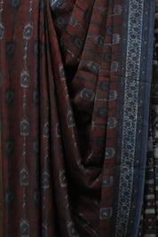 Maroon HBP Modal Silk Saree - SRMMSS656