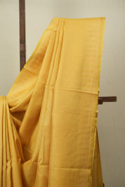 Yellow Tussar Silk Saree - SRYTSS1889