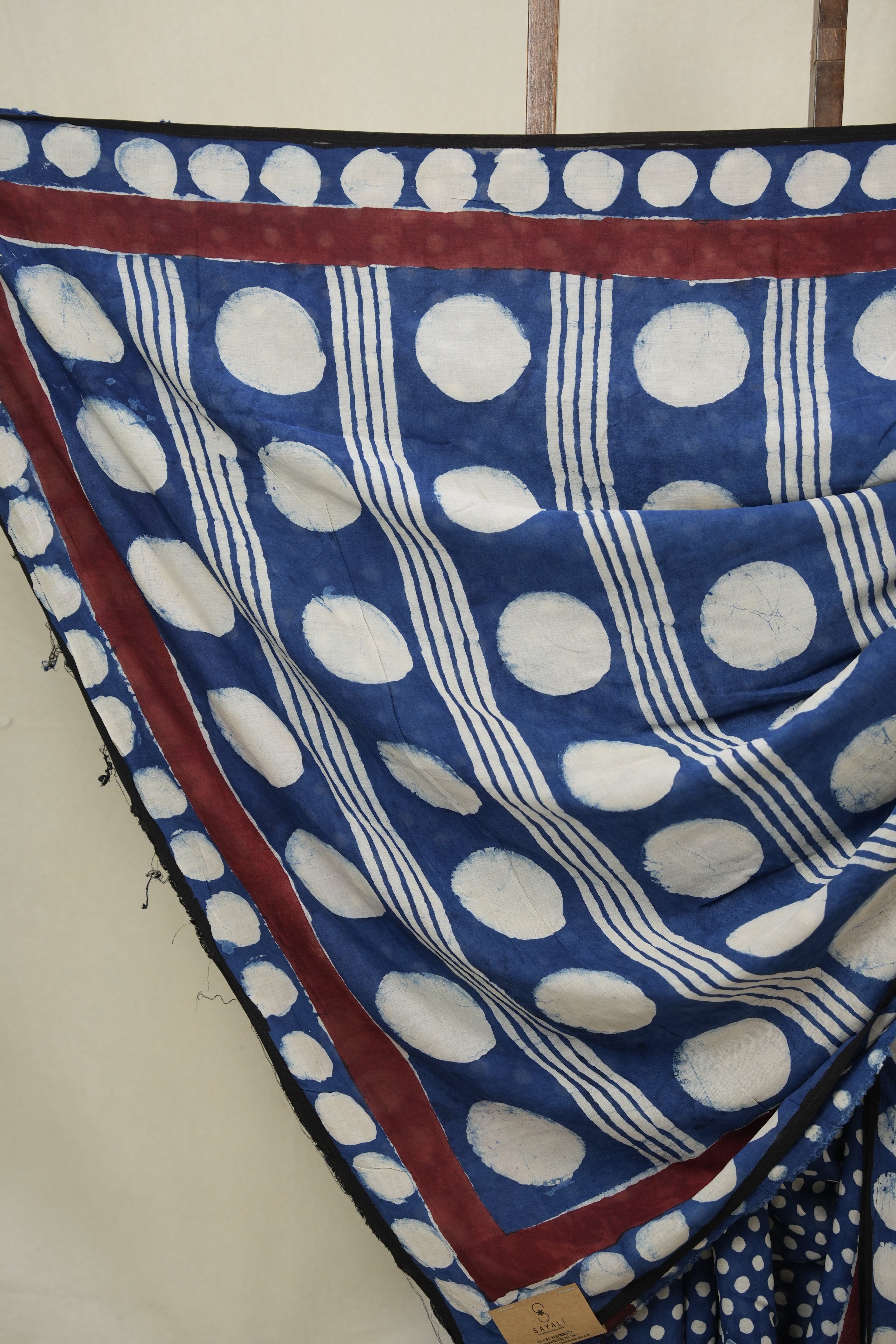Blue Modal Silk Saree - SRBMSS643