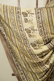 Green HBP Modal Silk Saree - SRGMSS653
