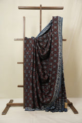 Maroon HBP Modal Silk Saree - SRMMSS654