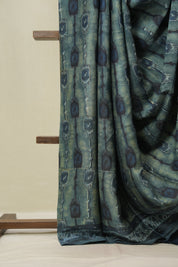 Green HBP Modal Silk Saree - SRGMSS655