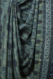Green HBP Modal Silk Saree - SRGMSS655