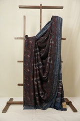Maroon HBP Modal Silk Saree - SRMMSS652
