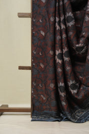 Maroon HBP Modal Silk Saree - SRMMSS652