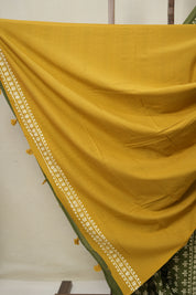 Green HBP Cotton Saree - SRGCS3331