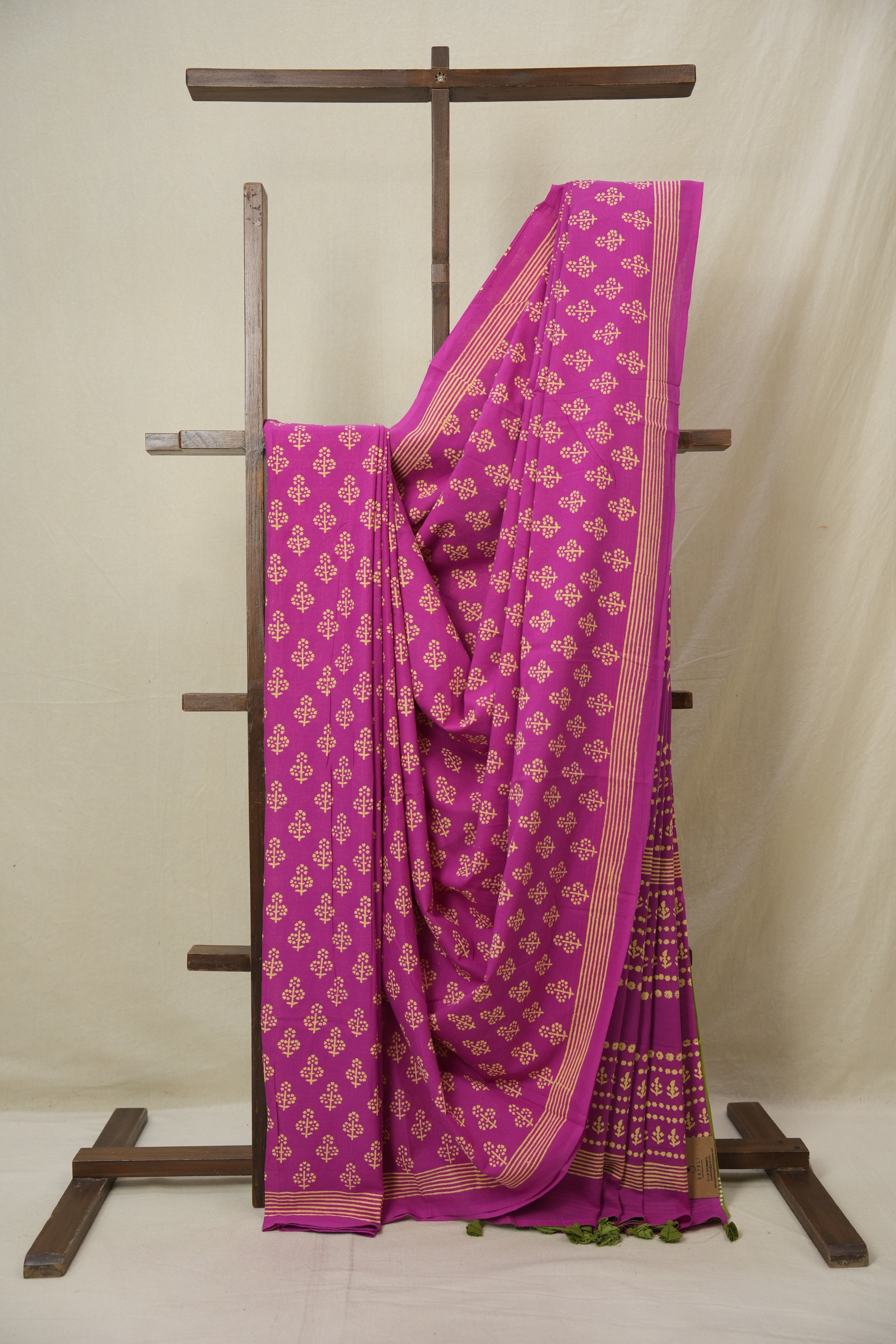 Pink HBP Cotton Saree - SRPCS3334