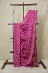 Pink HBP Cotton Saree - SRPCS3334