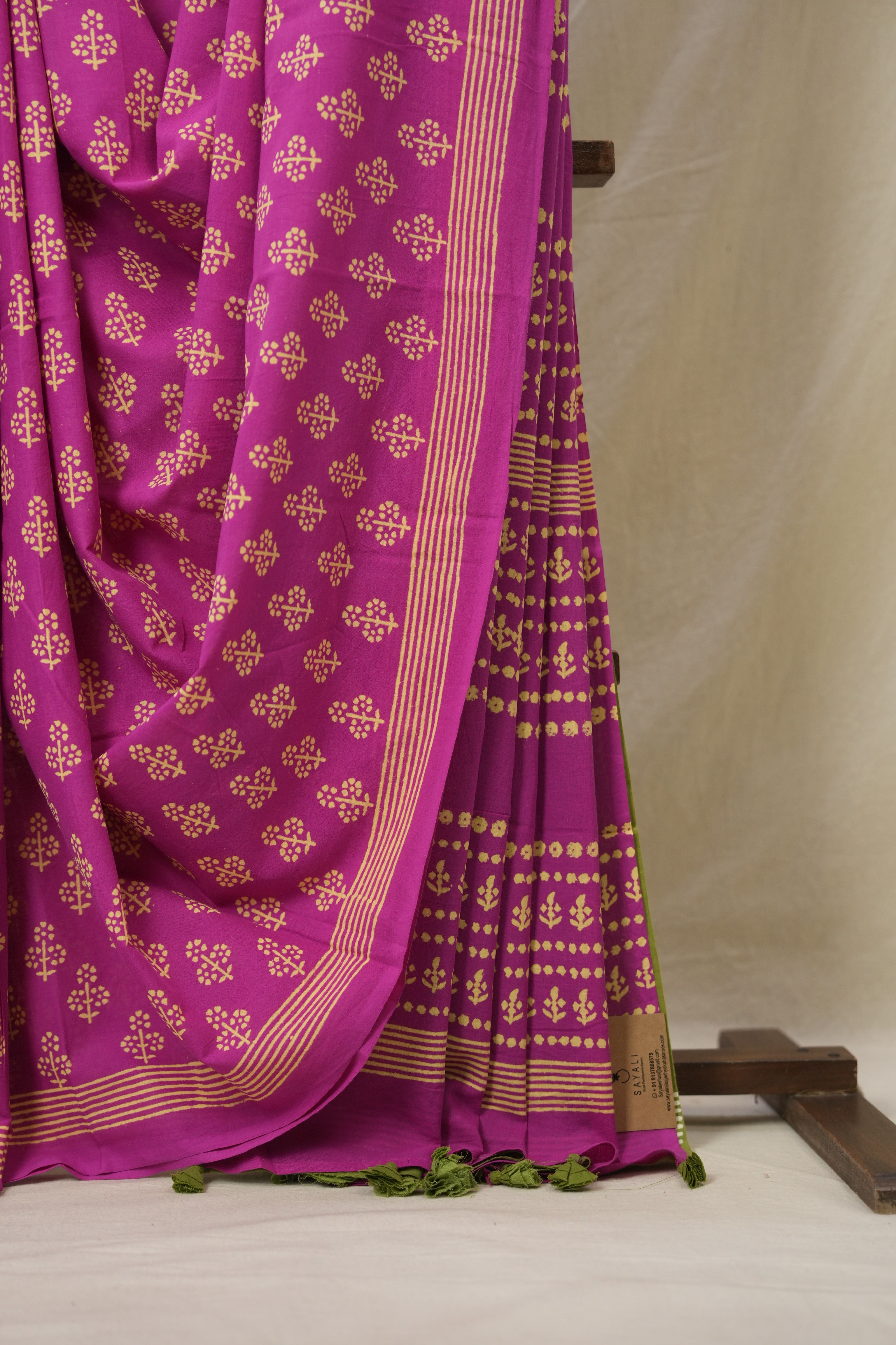 Pink HBP Cotton Saree - SRPCS3334