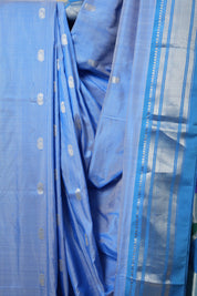 Sky Blue Silk Paithani Saree - SRSBSPS736