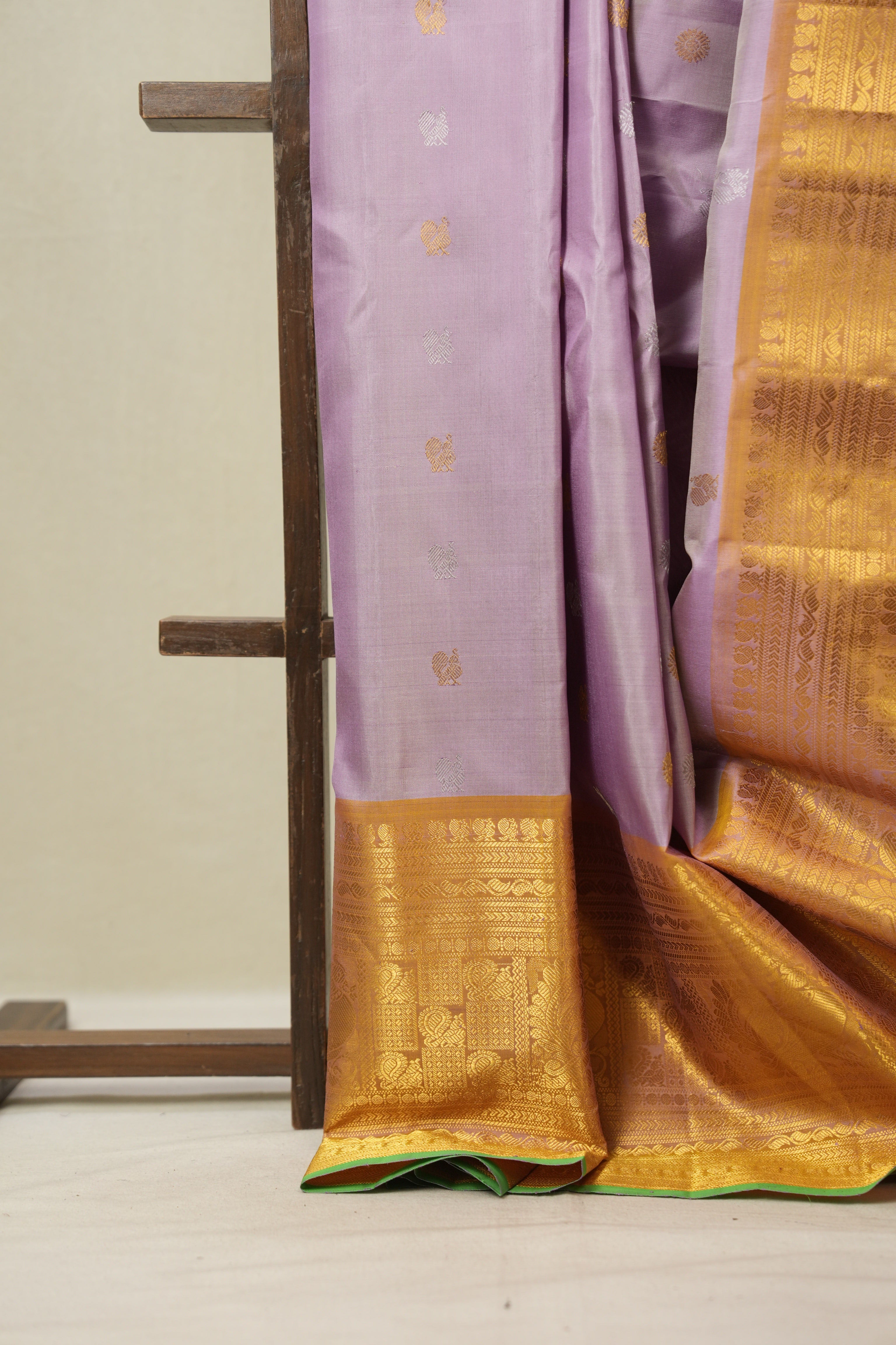 Lilac Gadwal Silk Saree - SRLGSS642