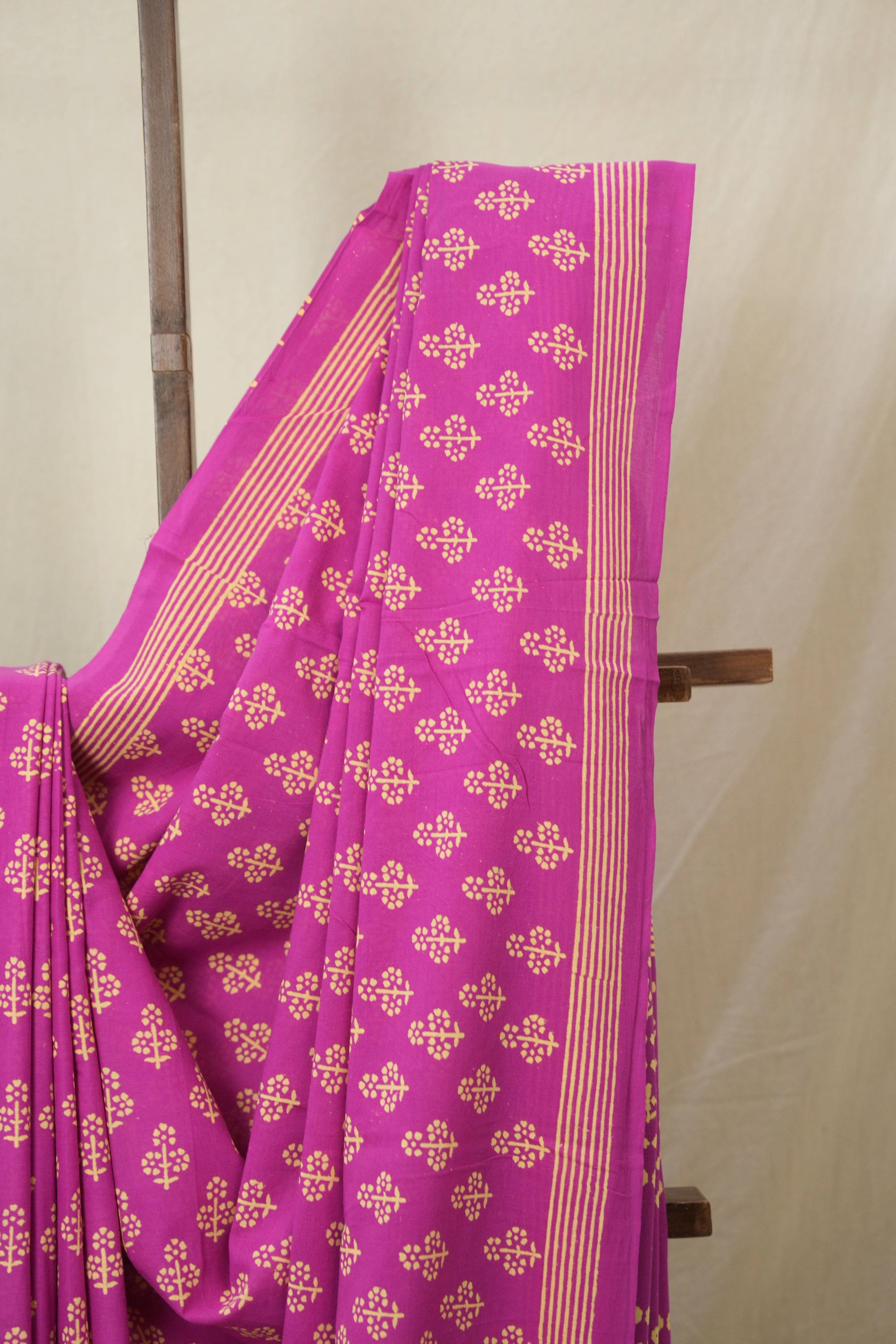 Pink HBP Cotton Saree - SRPCS3334