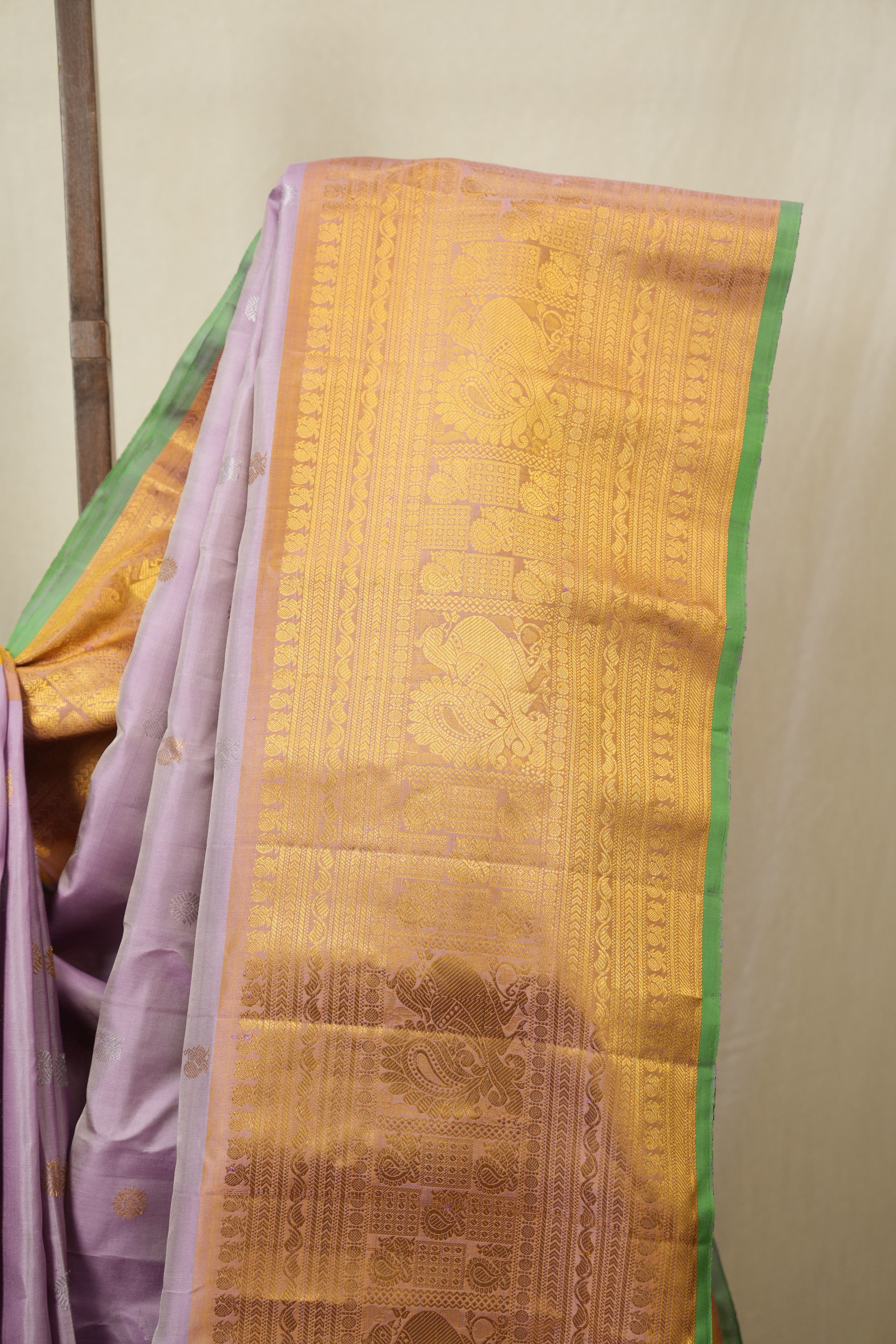 Lilac Gadwal Silk Saree - SRLGSS642